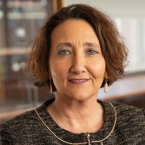 Stacy Leeds, shown in a 2024 portrait, is the Willard H. Pedrick Dean and Regents Professor of Law at the Sandra Day O’Connor College of Law at Arizona State University. She is a scholar of Indigenous law and policy and an experienced leader in law, higher education, economic development and conflict resolution. Photo by Tabbs Mosier/ASU Law